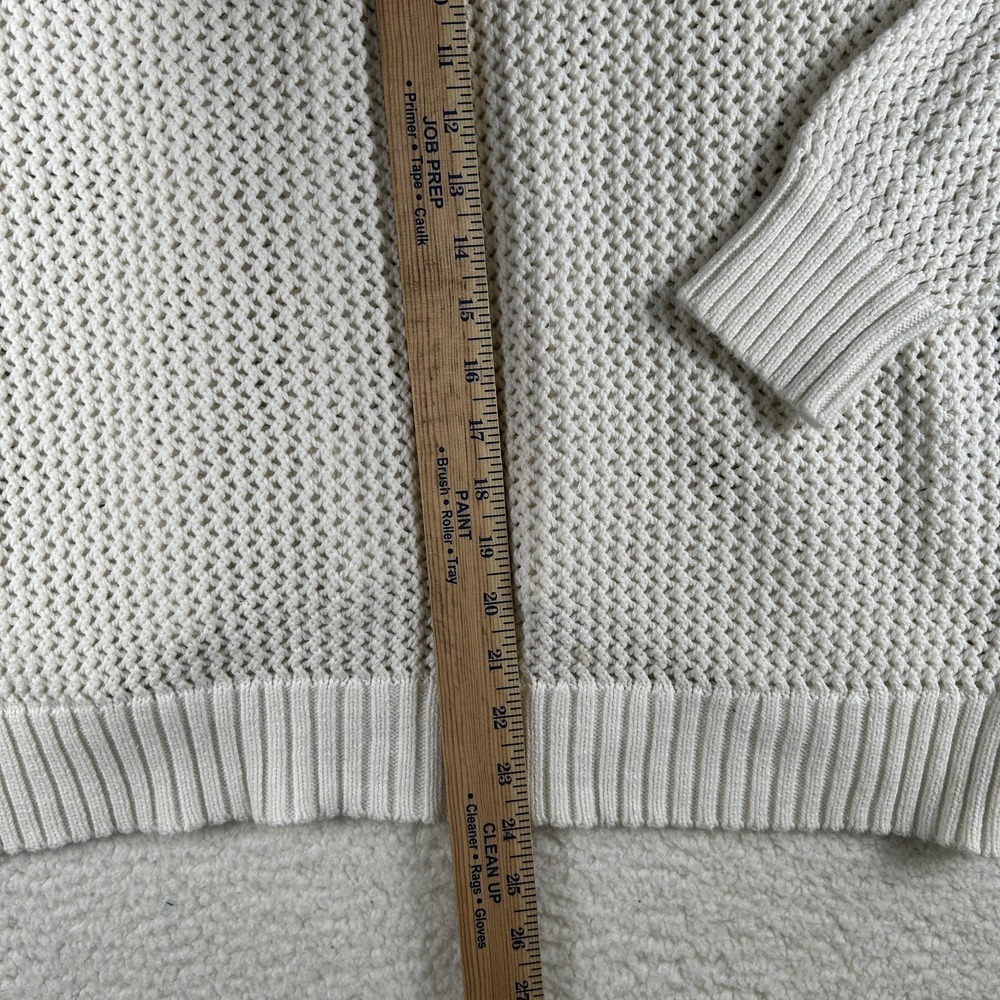 Maurices Sweater Womens 2X USA Flag Patriotic Waffle Knit Pullover Costal Preppy - Picture 10 of 13